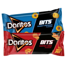 Doritos bits honey bbq of sweet paprika